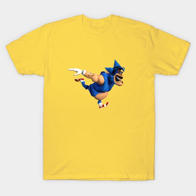 Blue Blaze Henk T-Shirt by ragesquid